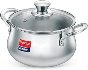 5 litre handi with glass lid
